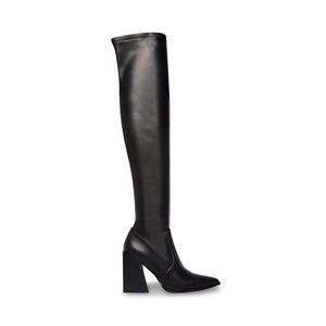 STEVE MADDEN THIGH HIGH BOOTS: TONIYA BLACK